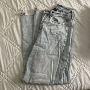 American Eagle Light Blue Straight Leg Jeans